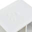 Bibliothèque blanche Altamonte à 3 cubes, petite armoire de rangement avec tablettes ouvertes à 2 niveaux, rangement cubique moderne pour petits espaces-121867254-85072513