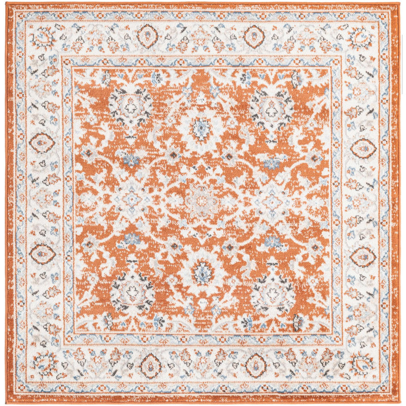 Architha Abstract Indoor Rug, Square 4'