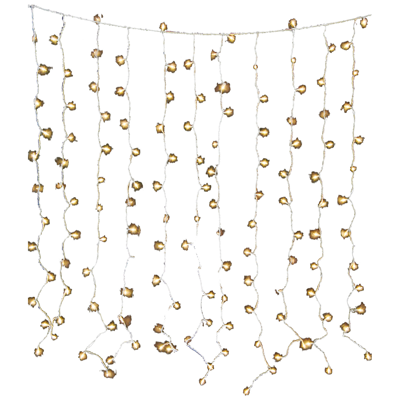Caln 6'' Curtain String Lights, Twinkle