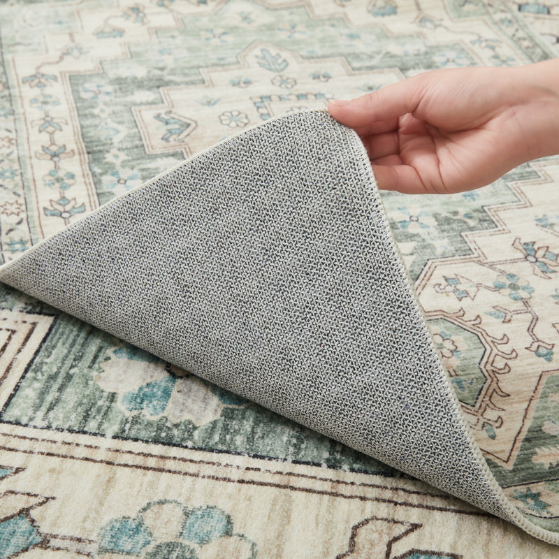 Oriental Machine Tufted Shag Area Rug, Rectangle 200 x 290 cm