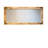 Rustic Walnut Wall Mirror, 43.3 x 19.7 x 1.2 inches | 100% Pine Solid Wood | Adjustable for Horizontal & Vertical Mounting | Assembled, Perfect for Home Decor & Entryway | Elegant Solid Color Design-449503510