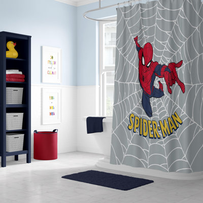Spiderman - Bad Guys Beware shower curtain