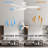 52" Alcena 3 - Blade LED Smart Flush Mount Ceiling Fans with Light-22533752