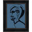 Blue Portrait 2 Framed Print