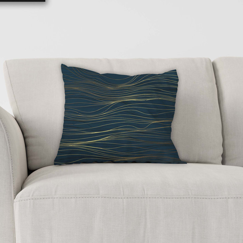 Cotton Blend Outdoor Reversible Throw Pillow, 26" x 26"