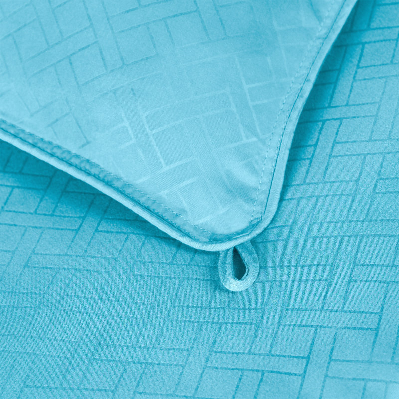 Édredon en duvet synthétique réversible toutes saisons Superior , Bleu d'hiver, Simple/Simple XL