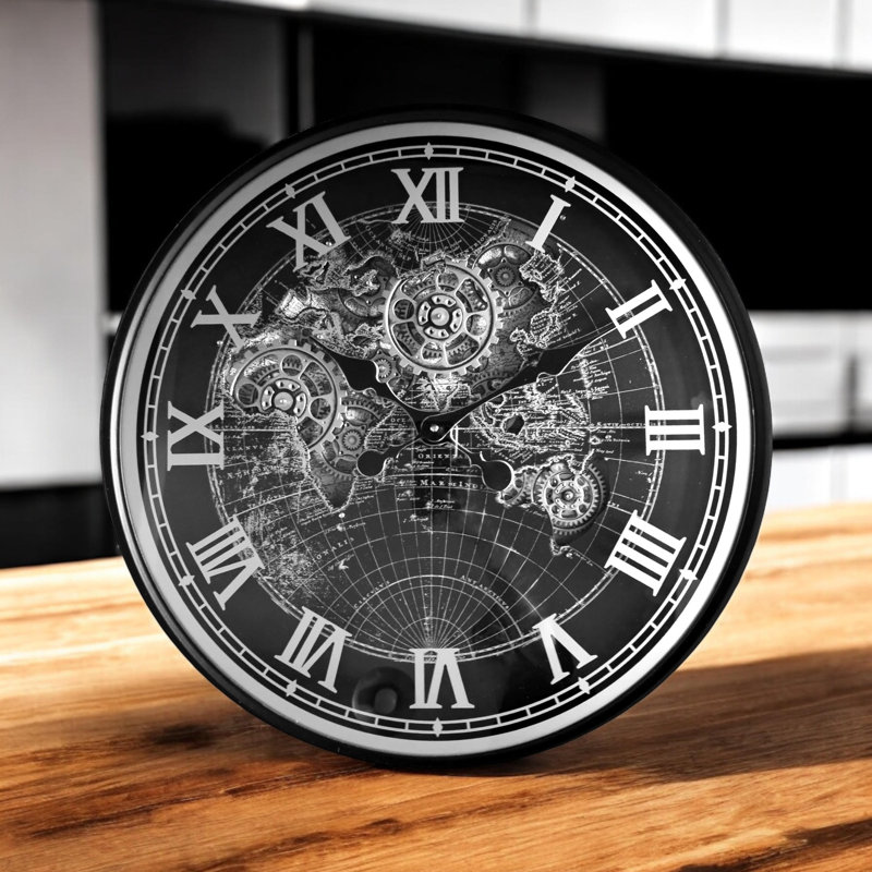 Peachey Metal Wall Clock