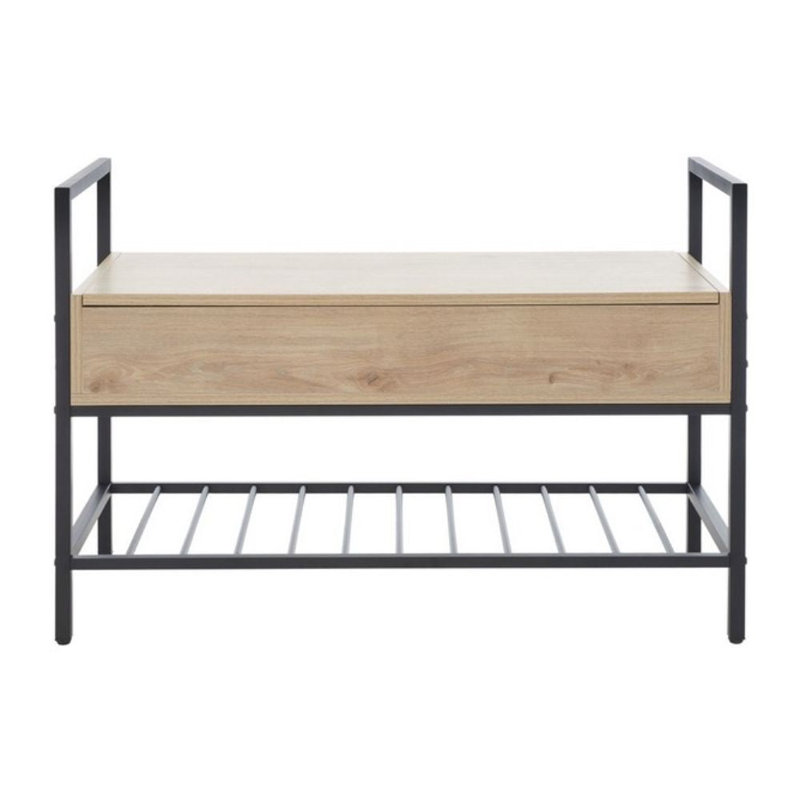 Banc de rangement à couvercle rabattable / tablettes Eyres