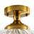1-Light Semi Flush Mount Ceiling Light