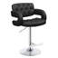 Tabouret de bar 29 po à hauteur réglable noir et chrome-562431782
