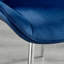 Palermo Velvet Modern Dining Chairs with Tapered Metal Legs & Quilted Diamond Stitching-246538775-160053754