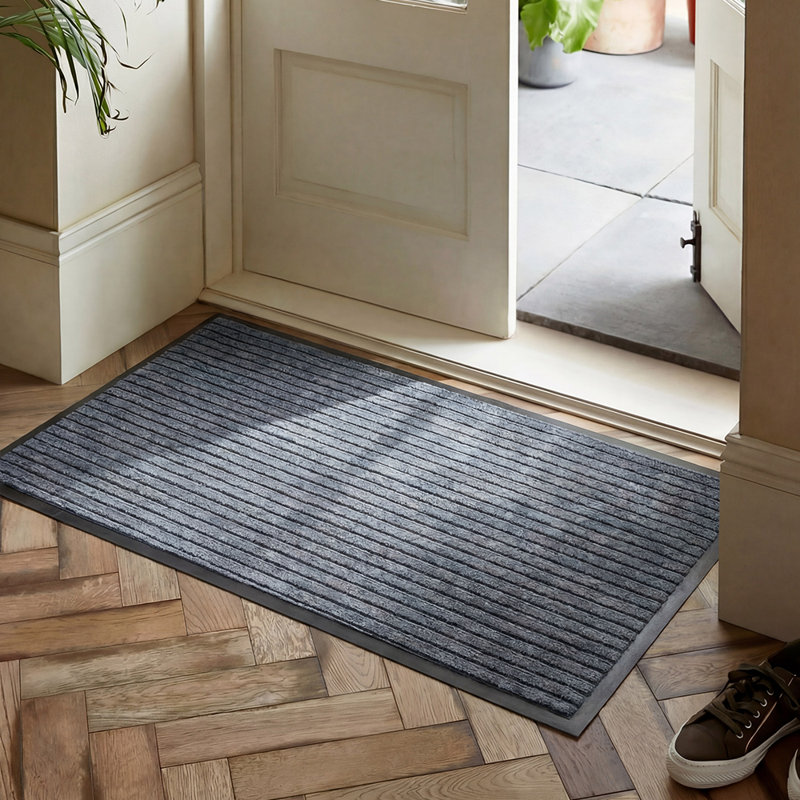 Polyester + PVC Non-Slip Contour Mat, Single- 47.24" L x 31.5" W
