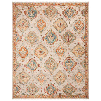 Samarkand Hand Knotted Wool Geometric Rug