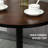 42" H Bar Table With Weathered Wood And Metal Base - Indoor & Outdoor Use Round Natural Framework For
