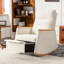 Chaise berçante d'appoint avec repose-pieds