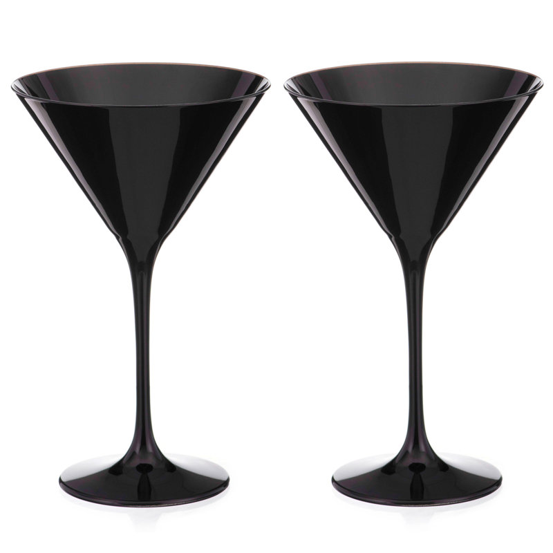 210ml Handmade Crystal Martini Glass Set