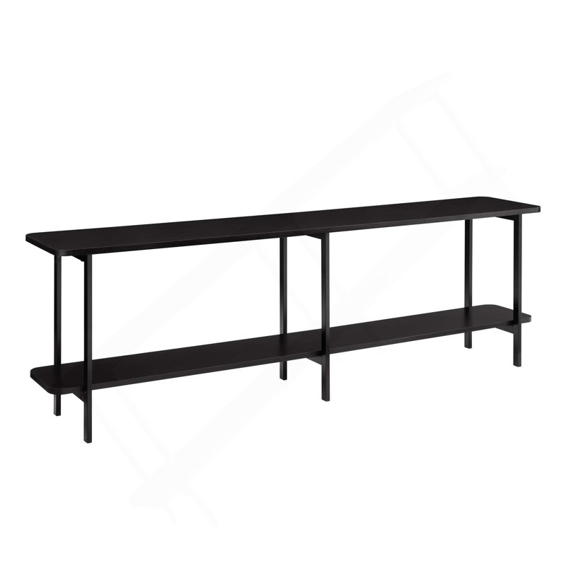 Console Table In Black, Black