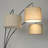 79'' Black Tree Floor Lamp Set