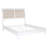 Talia White Upholstered Queen Bed