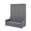 Lit escamotable double pleine grandeur avec coussin-412783792