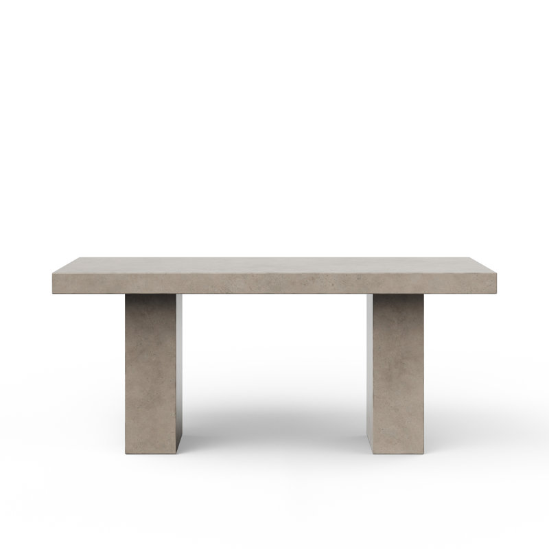 Table de salle à manger Kareen, L 82,75 po x l 39,25 po, Gris foncé, Table de comptoir (hauteur de 36,25 po)