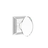 Passage Hampton Crystal Knob with Wilshire Rose