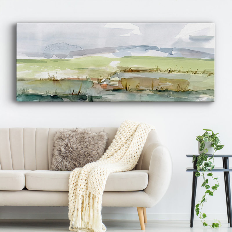 Pastel Inlet I - impression sur toile tendue