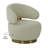 Upholstered Swivel Barrel Chair-870483098