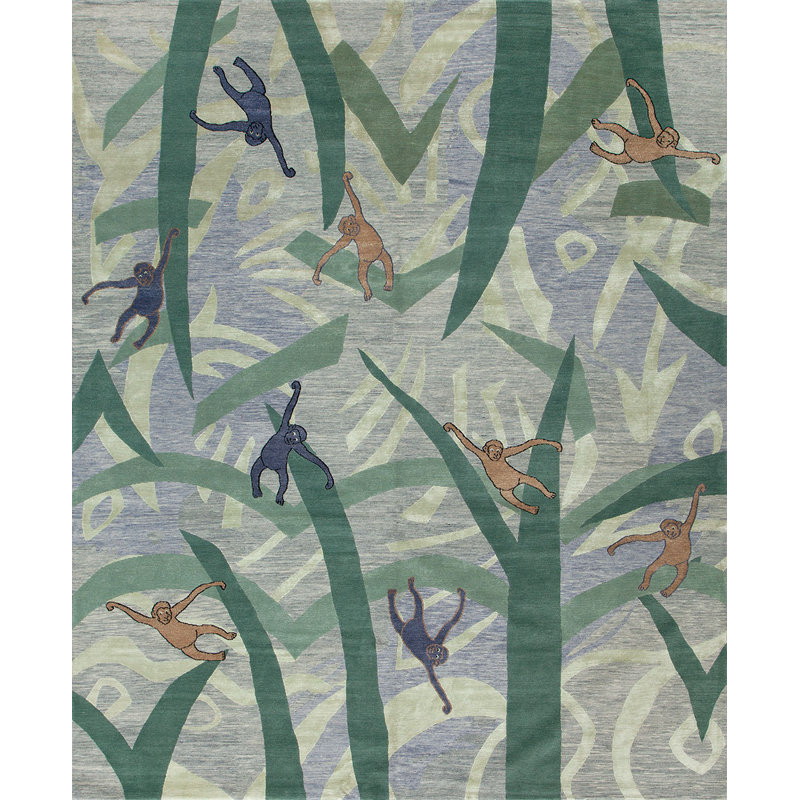 Classic Abstract Area Rug, Rectangle 8' x 10'
