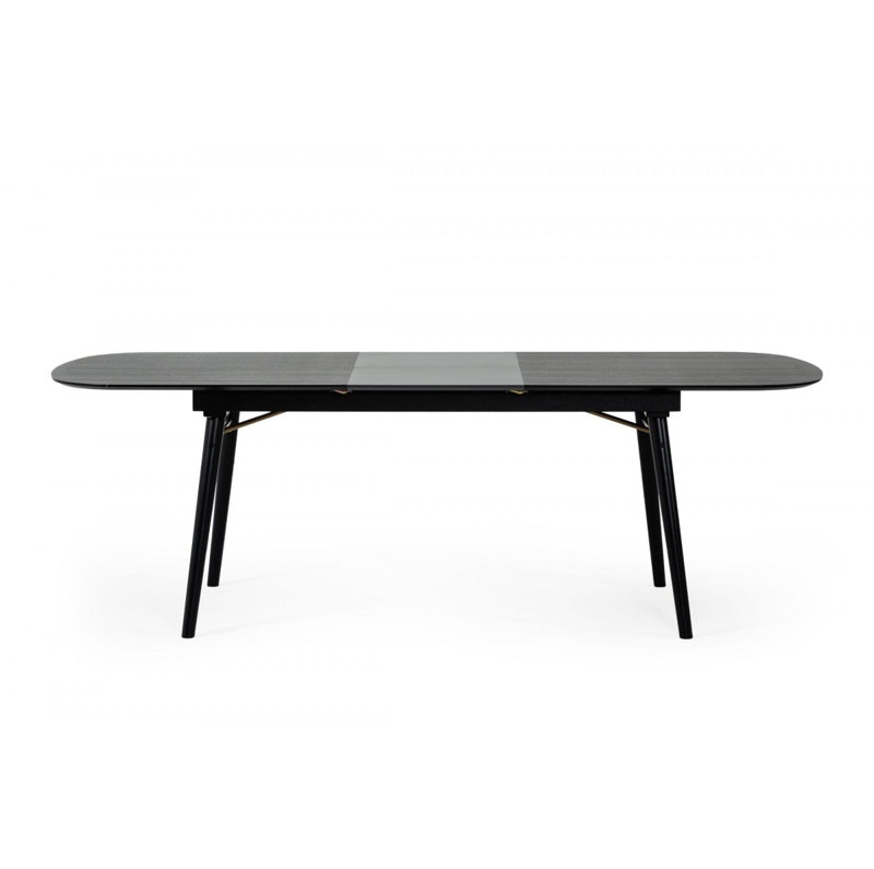Table de salle à manger rectangulaire en bois manufacturé 71 po