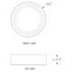 Bodine 1 - Light Unique/Statement Drum LED Flush Mount