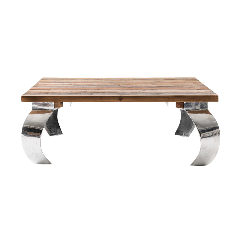 Dmarion Solid Wood Top Single Coffee Table