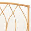 Grande tête de lit murale en rotin brun naturel Courant, H 34,13 po x l 63,52 po x P 1,84 po
