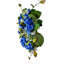 Wreath 22 Inch Artificial Hydrangea Blue