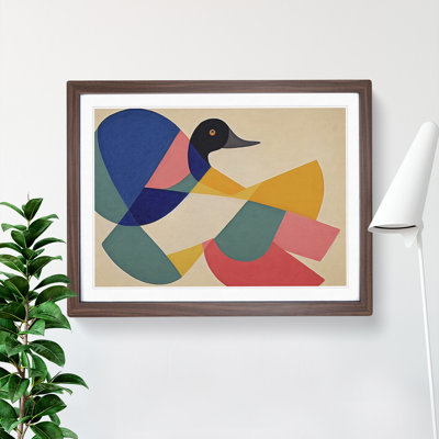 Inspirational Abstract Duck - Single Picture Frame Print