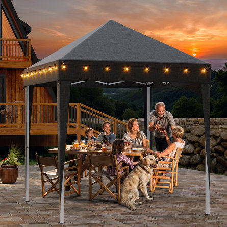 2 x 2m Pop Up Gazebo Aluminium Outdoor Folding Metal Canopy Waterproof  Party Tent