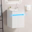 Ensemble de meuble-lavabo simple 16 po avec plateau en céramique Kavishan
