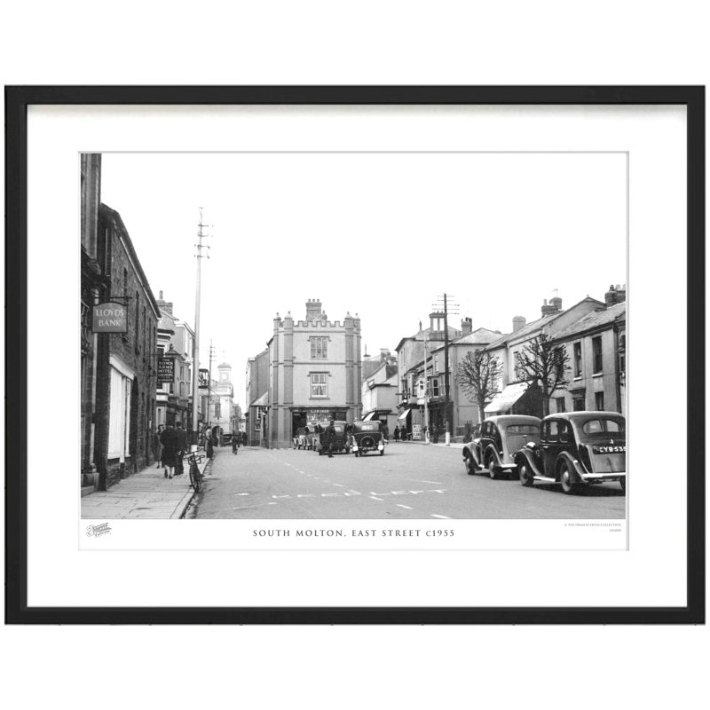 South Molton, East Street C1955 by Francis Frith - Single Picture Frame Print, 60cm H x 80cm W x 2.3cm D