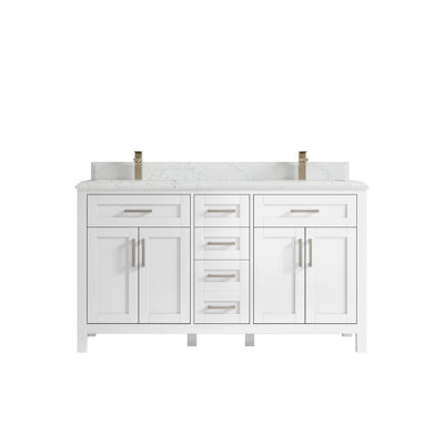 Ensemble de meuble-lavabo double 60 po