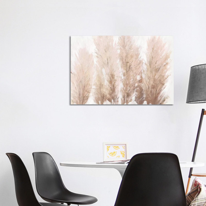 «Pampas Grass II» par Timothy O 'Toole - peinture sur toile tendue, H 26 po x l 40 po x 1,5 po