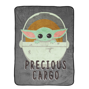 Disney The Mandalorian Curious Child Silk Touch Throw Blanket | Wayfair