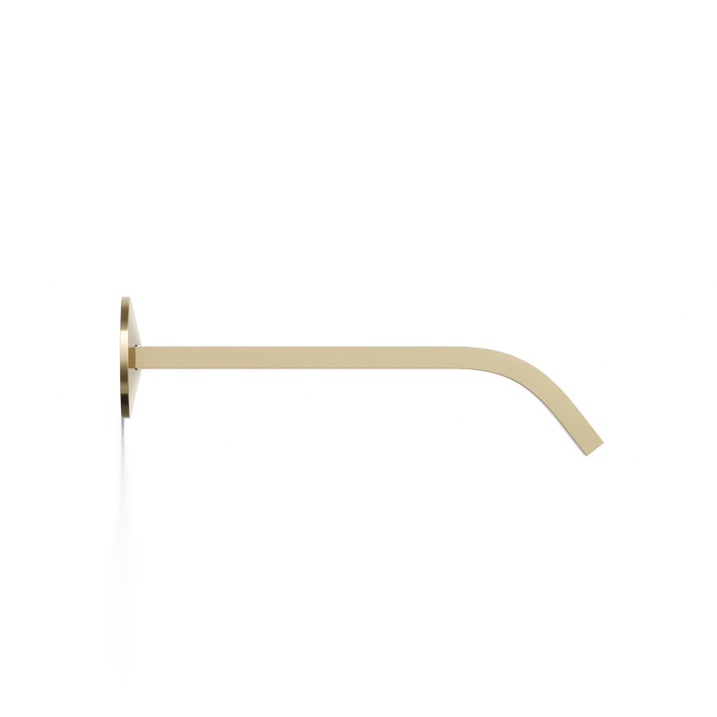 Components Wall-Mount Bathroom Sink Faucet Trim, Vibrant French Gold