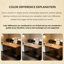 Table de bureau incurvée 102,36 po Modern Luxury-133693478