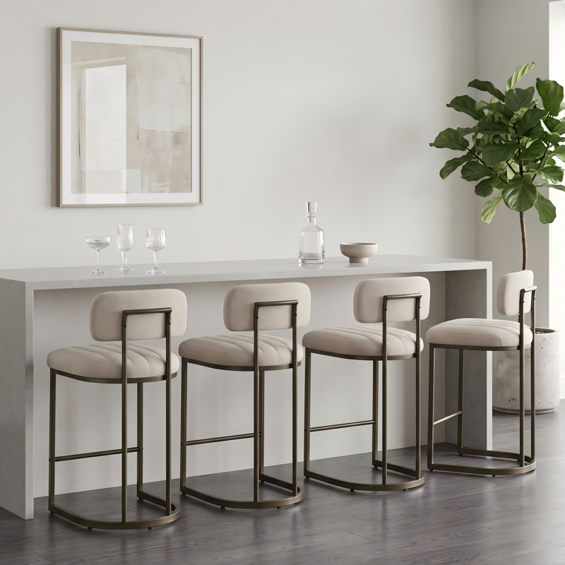 Tabouret de bar moderne 35 po, Sand