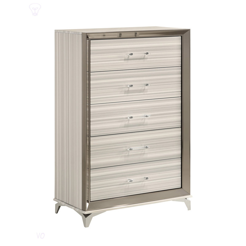 Commode étoile blanche