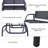 2-Person Outdoor Glider Bench-489675697