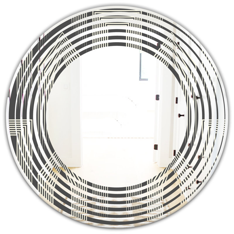 Miroir mural Wave Mimimal Design III, H 31,5 po x l po