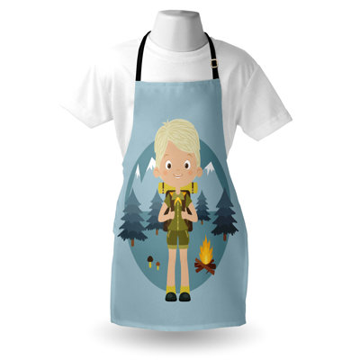 No Pattern Bib Apron