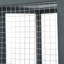 Enceinte d'extérieur pour chat avec portes à double entrée Catio, tablettes grimpantes grises, aire de jeu en bois de pin résistant aux intempéries avec 7 boîtes en bois combinées Freely