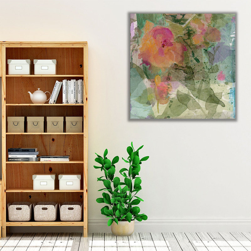 «Softly Summer IV», reproduction d'art sur toile, H 12 po x l 12 po